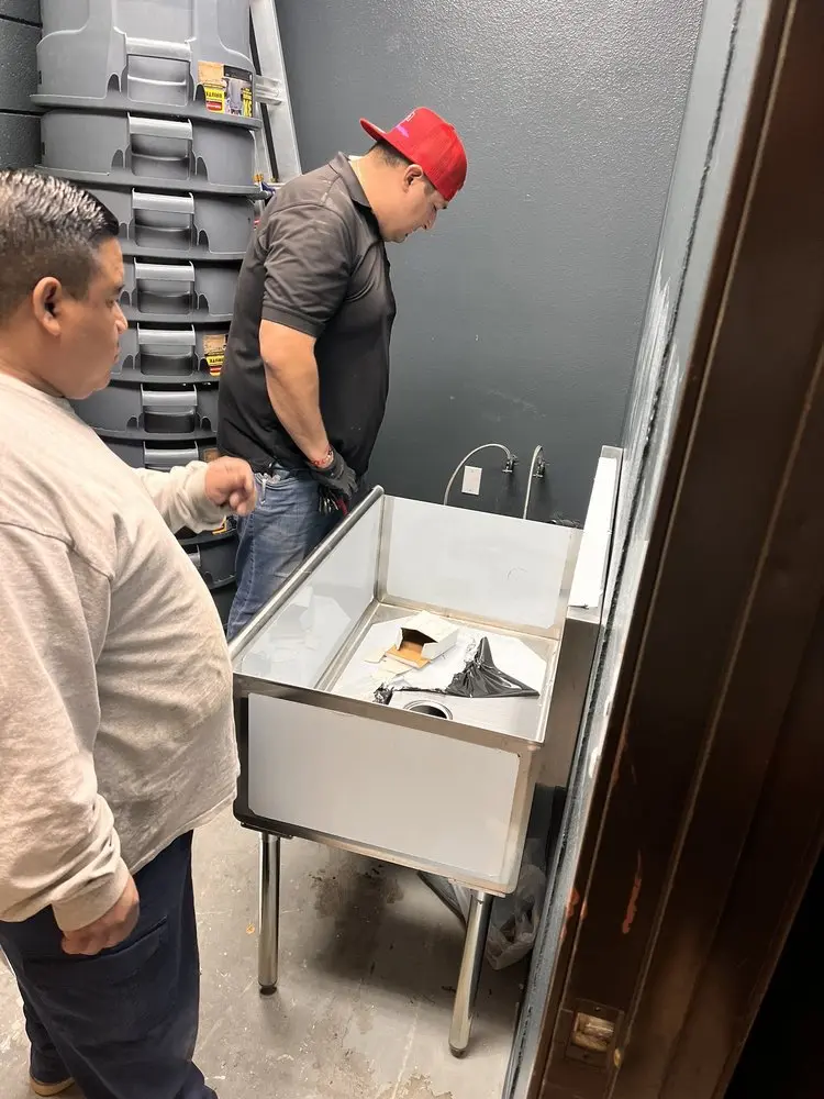 Commercial plumbing and sink installation in Centennial